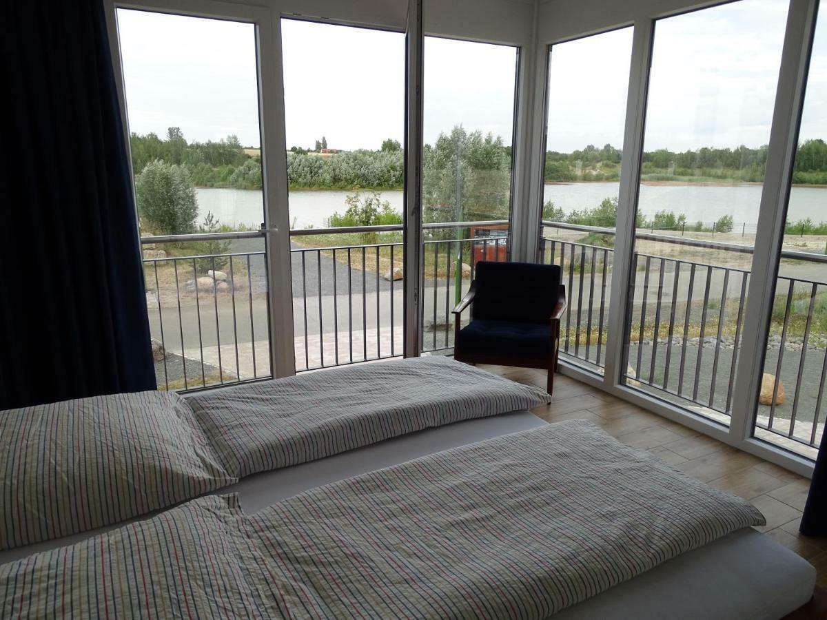 Feriendomizil Am Stoermthaler See, Lagovida, Leipziger Neuseenland, Grosspoesna, Privatstrand Exterior foto