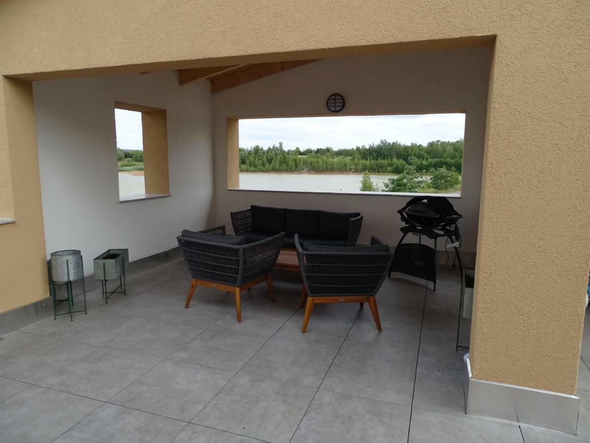 Feriendomizil Am Stoermthaler See, Lagovida, Leipziger Neuseenland, Grosspoesna, Privatstrand Exterior foto