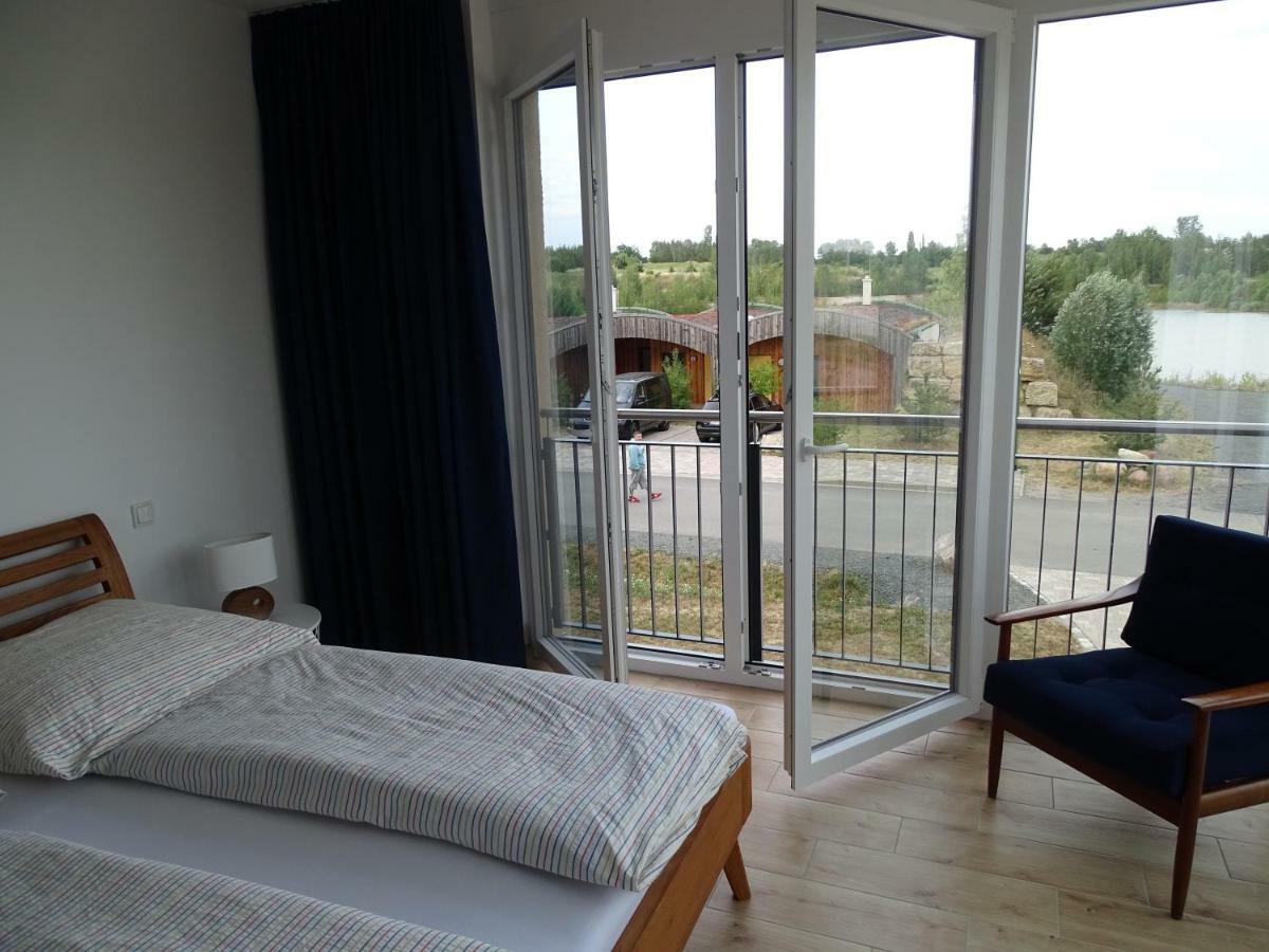 Feriendomizil Am Stoermthaler See, Lagovida, Leipziger Neuseenland, Grosspoesna, Privatstrand Exterior foto