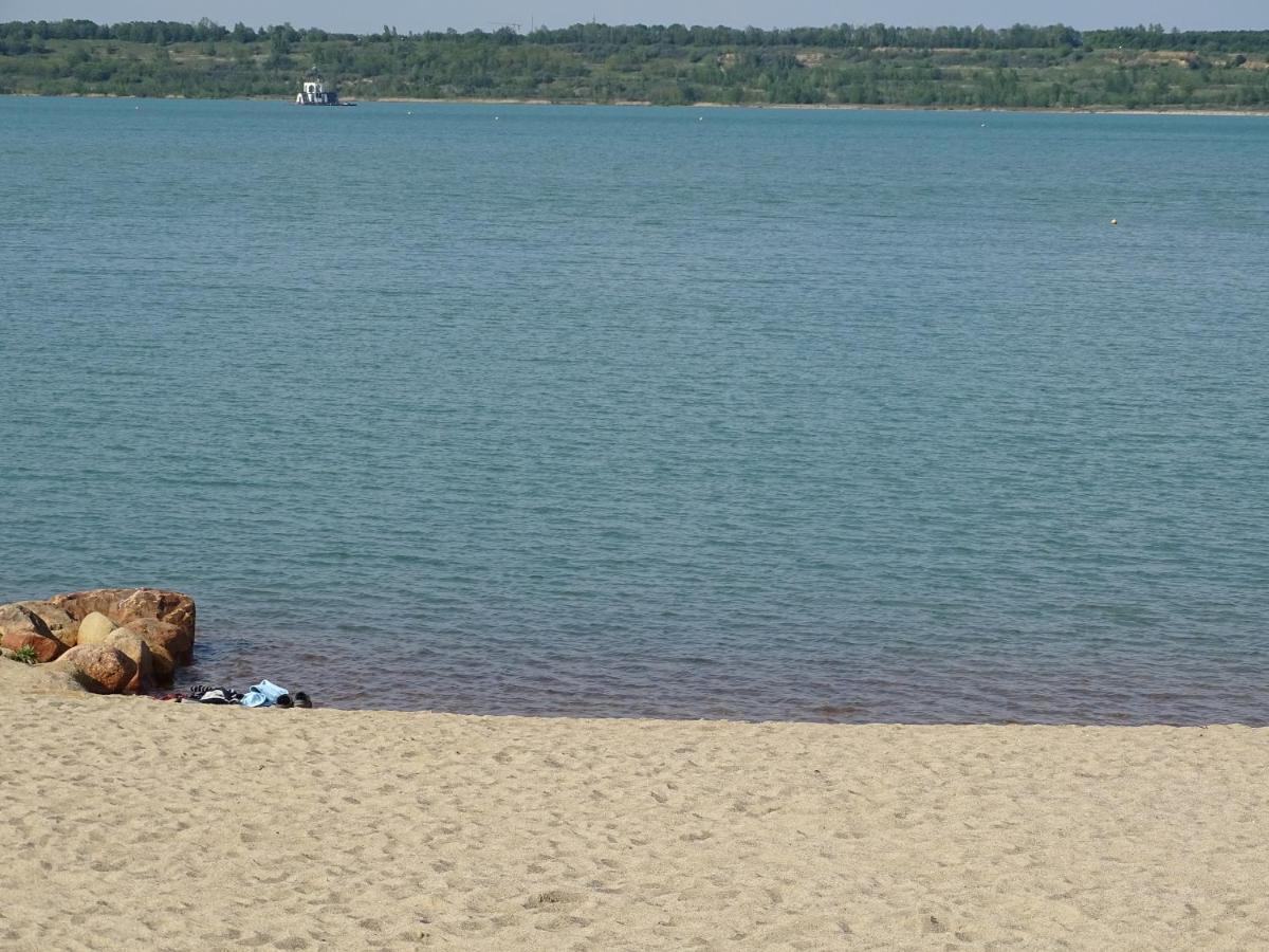 Feriendomizil Am Stoermthaler See, Lagovida, Leipziger Neuseenland, Grosspoesna, Privatstrand Exterior foto